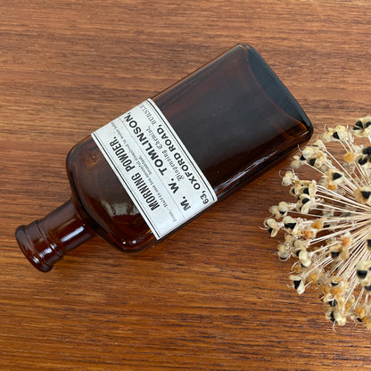 BURNLEY MORNING POWDER CHEMIST BOTTLE