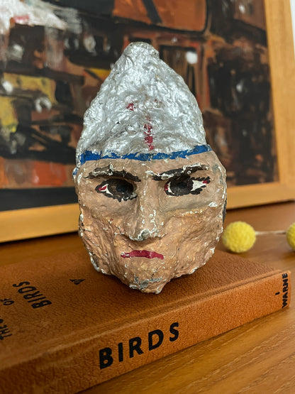 VINTAGE PAPIER-MÂCHÉ PUPPET HEAD - THE PRIEST