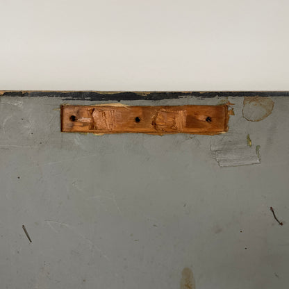 VINTAGE WOODEN TRUNK BLANKET / TOY BOX