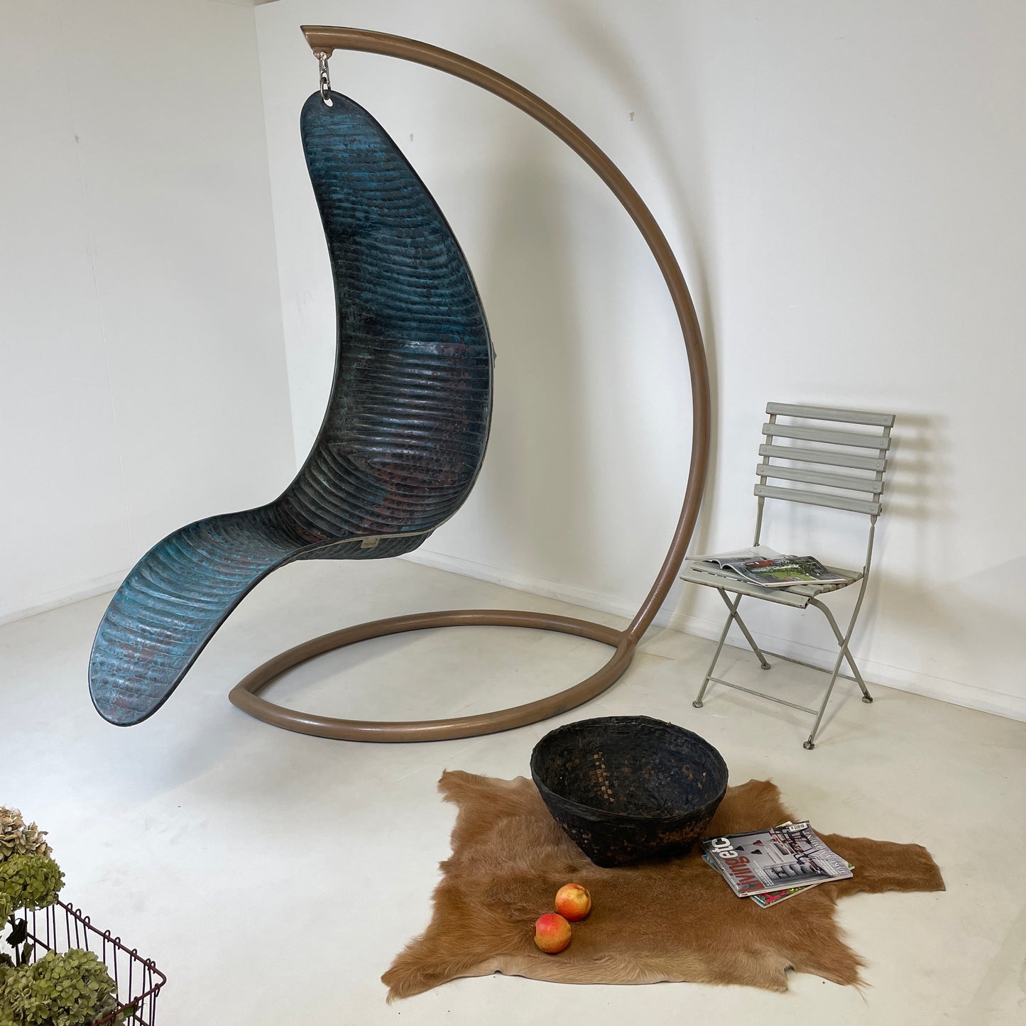 MYBURGH GRAVITY COPPER GARDEN & INTERIOR SWING CHAIR