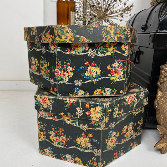 MARSHALL & SNELGROVE HAT BOXES - SET OF 3
