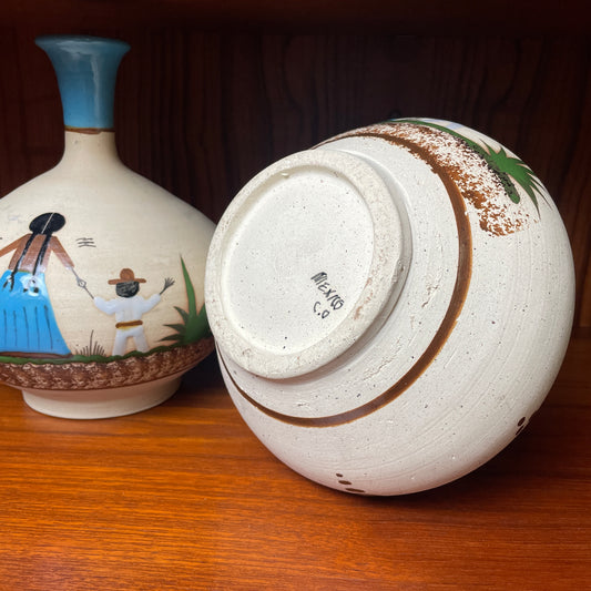 VINTAGE MEXICAN FOLK ART - VASES/VESSELS