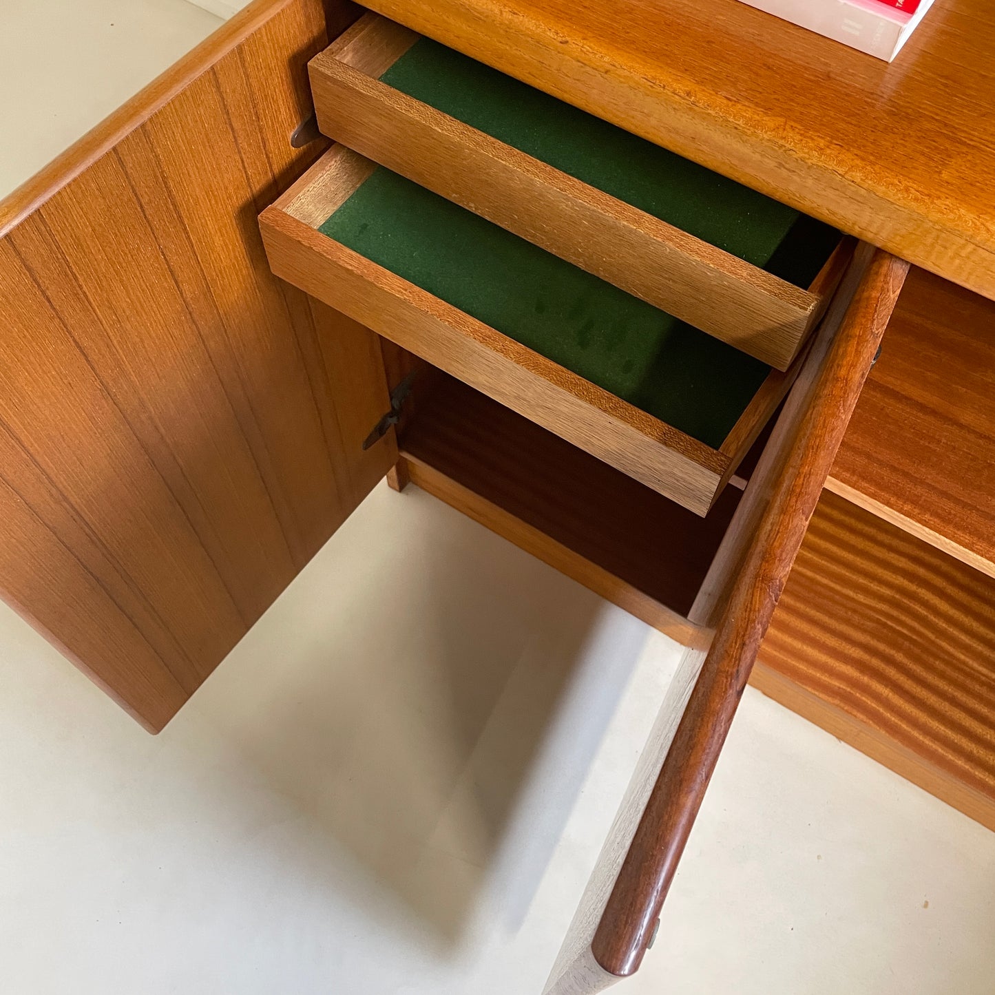 KRISTIAN LINNEBERG DANISH  ILLUMINATED SIDEBOARD & BOOKCASE