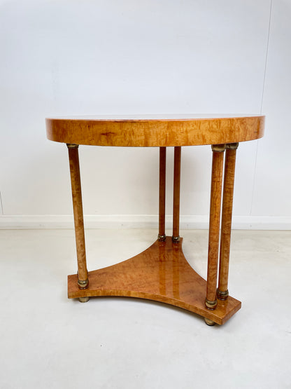 WALNUT BIEDERMEIRER TRIPOD SIDE COFFEE TABLE