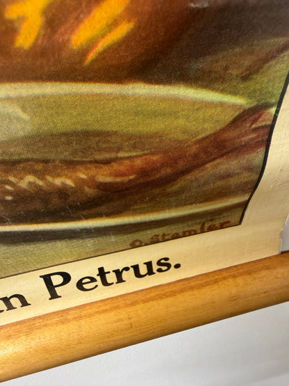 VINTAGE RELIGIOUS WALL HANGING WITH DUTCH TEXT