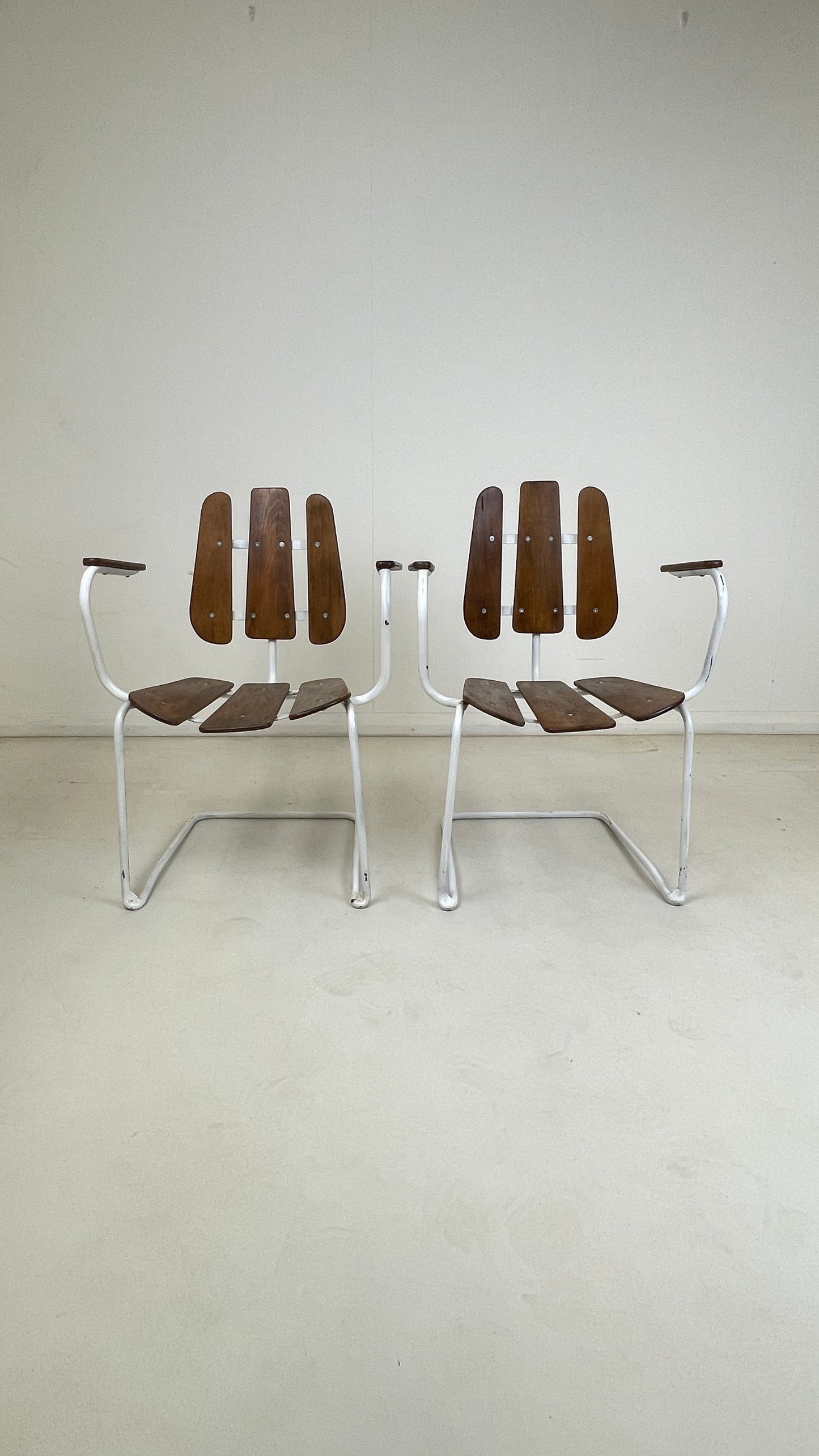 HERMAN PERSSONS SWEDISH GARDEN TABLE & CHAIRS 1960s
