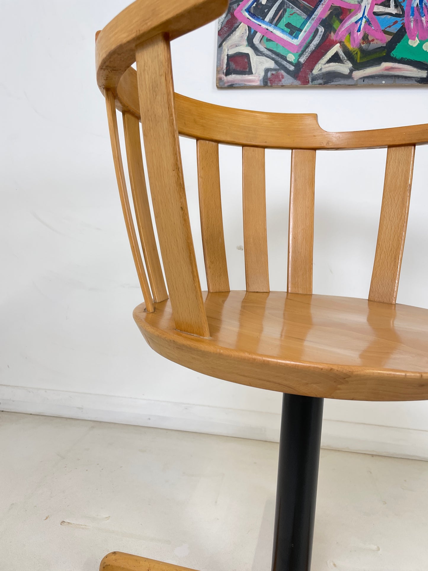 1950s CENTA SWIVEL CHAIRS IN BEECH WOOD