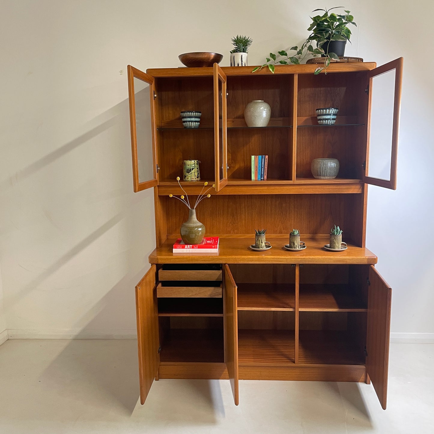 KRISTIAN LINNEBERG DANISH  ILLUMINATED SIDEBOARD & BOOKCASE