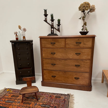 ANTIQUE SATINWOOD CHEST OF DRAWERS