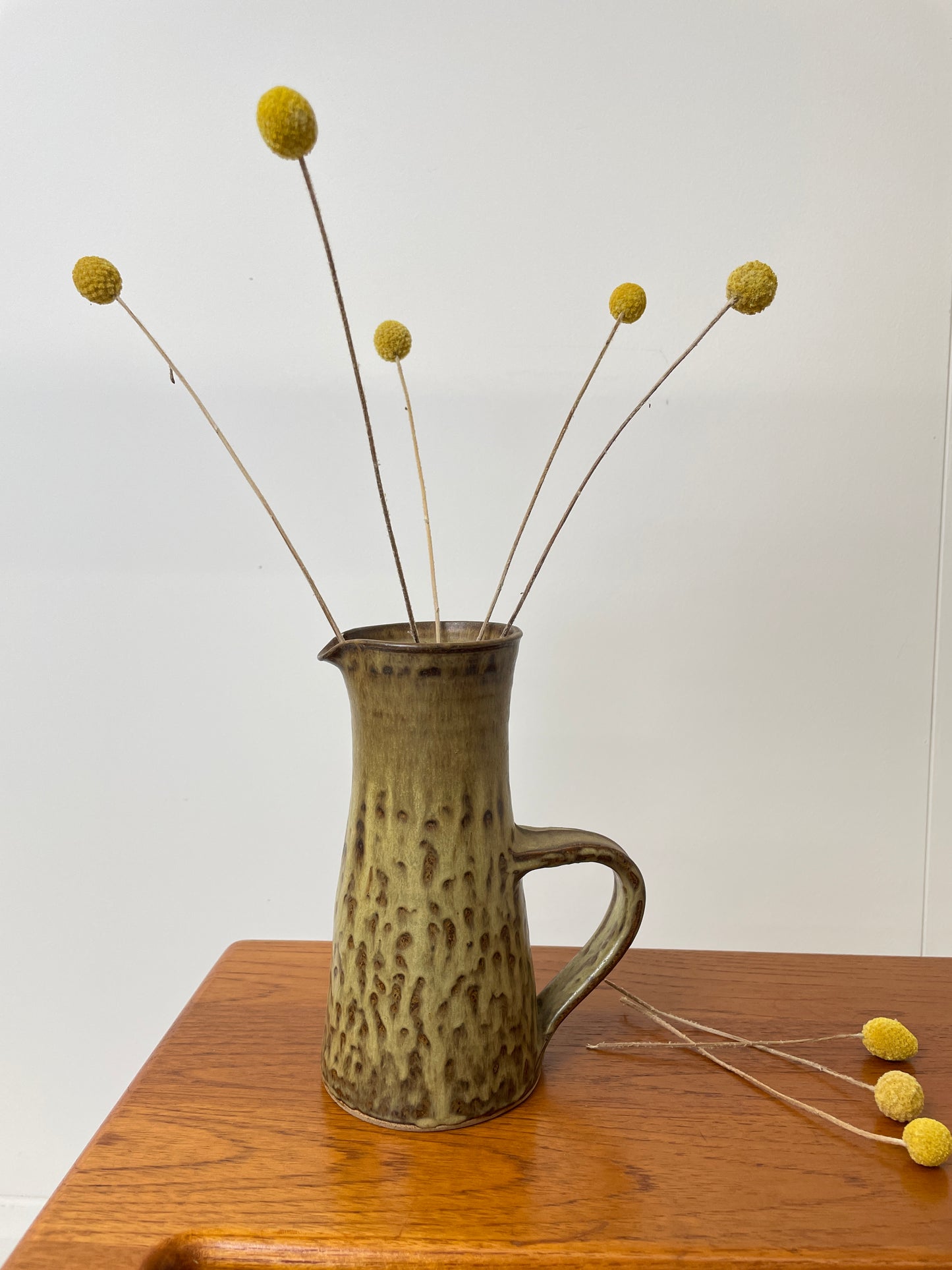 DANISH TEAK MAGAZINE RACK / SIDE TABLE