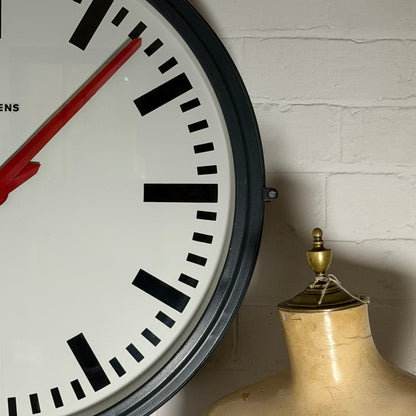 VINTAGE SIEMENS FACTORY CLOCK 70cm