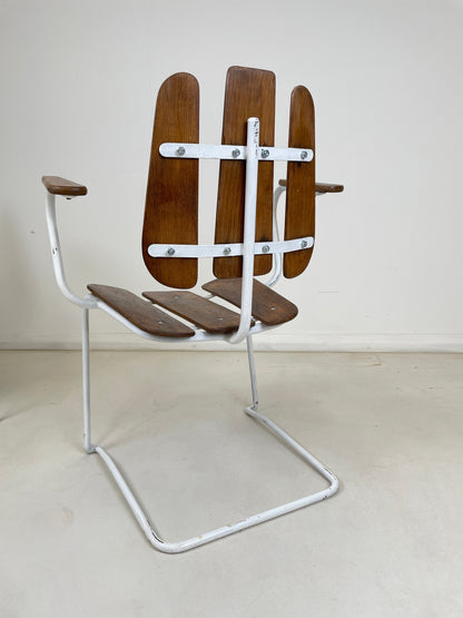 HERMAN PERSSONS SWEDISH GARDEN TABLE & CHAIRS 1960s