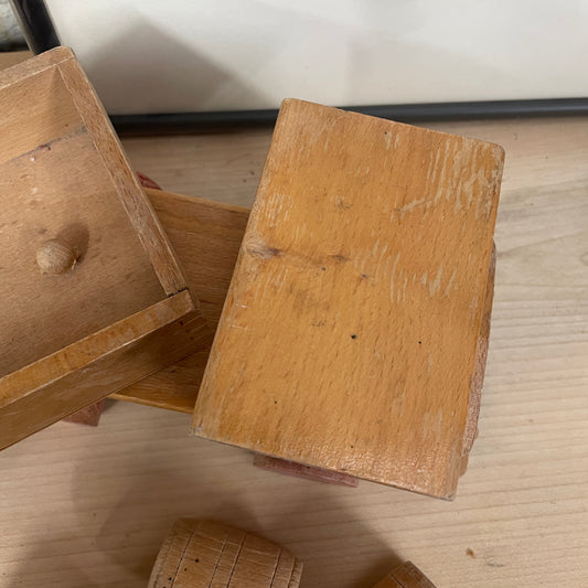 VINTAGE WOODEN TOY TRUCK