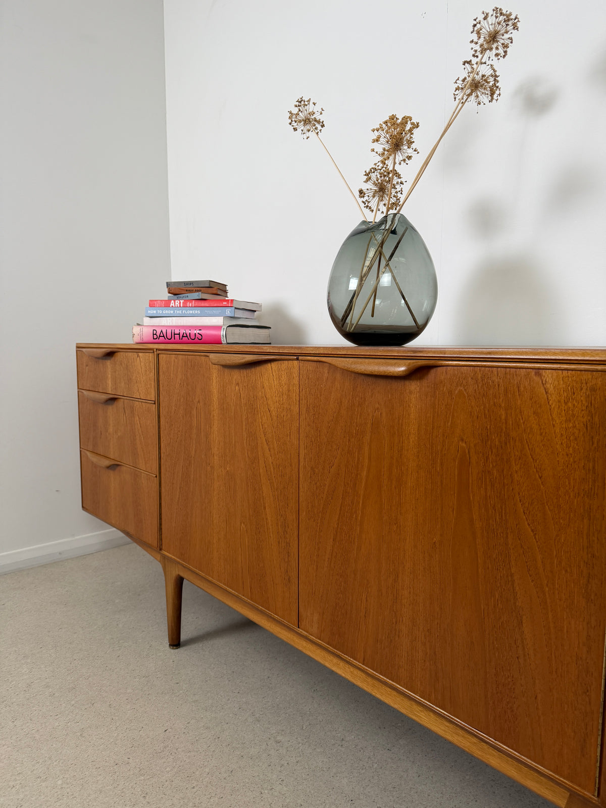 MID-CENTURY TEAK SIDEBOARD / MEDIA UNIT - A H MCINTOSH