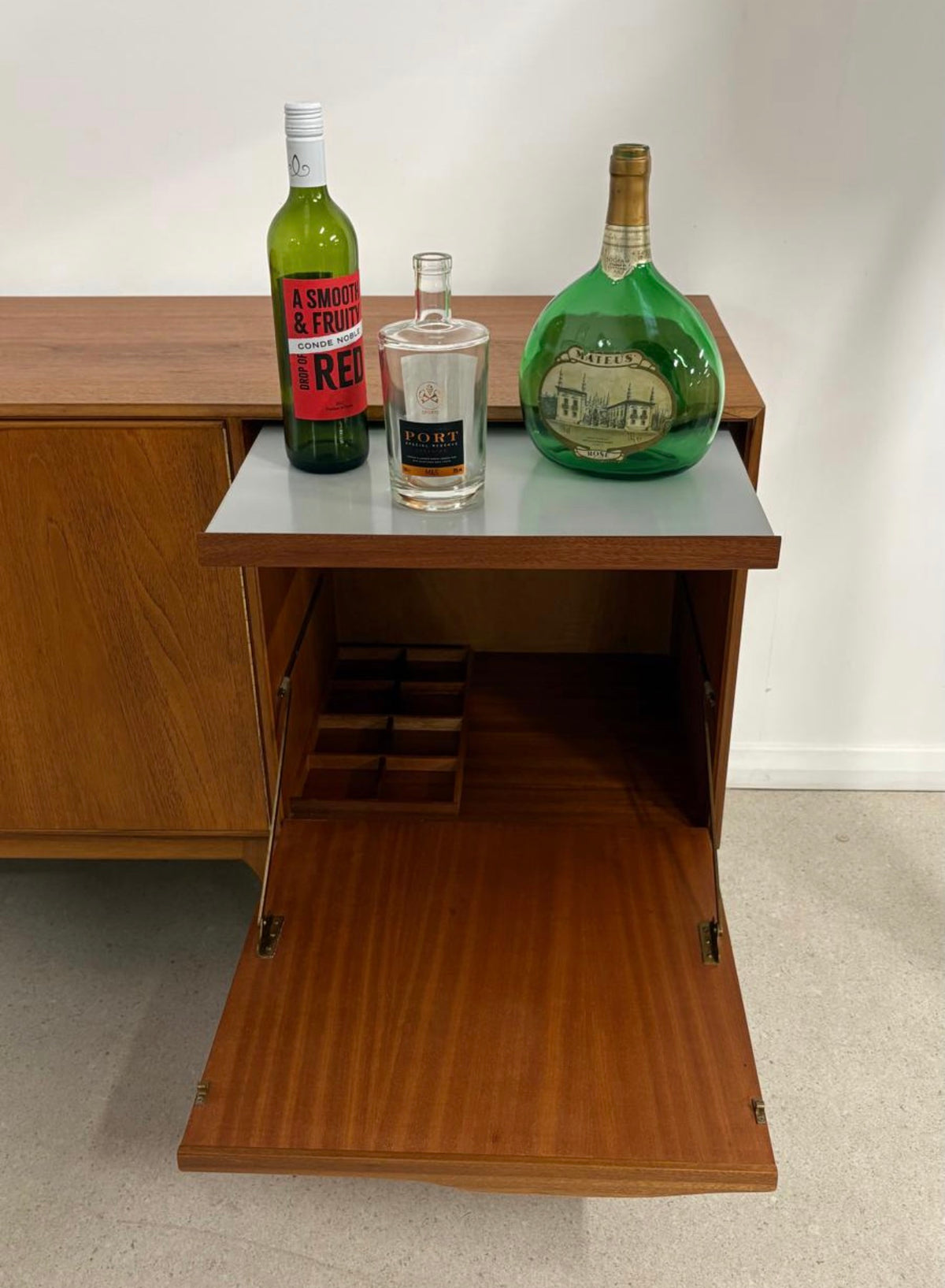MID-CENTURY TEAK SIDEBOARD / MEDIA UNIT - A H MCINTOSH