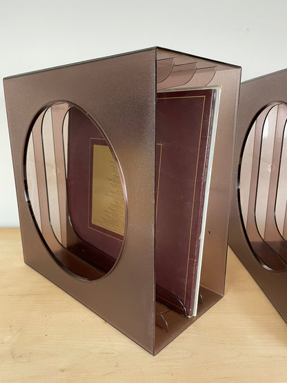 1970s CAMBRASOUND VINYL RECORD STORAGE x 2