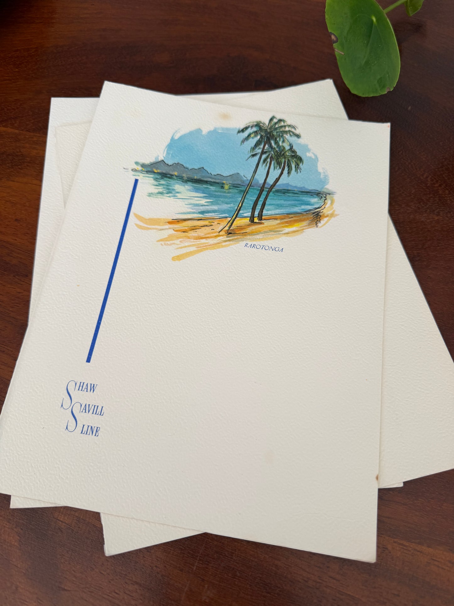 VINTAGE 60S MENUS FROM A CRUISE SHIP