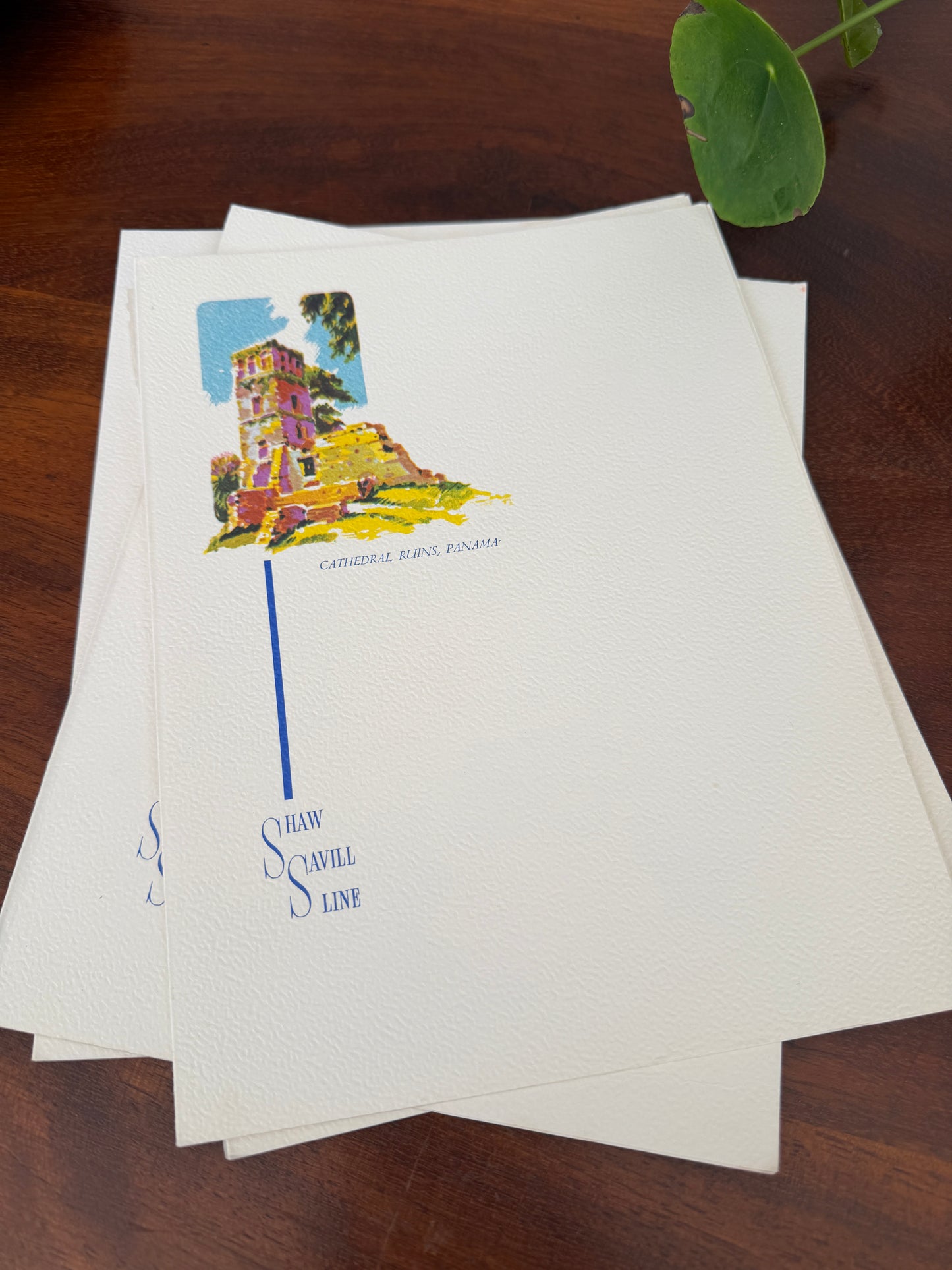 VINTAGE 60S MENUS FROM A CRUISE SHIP