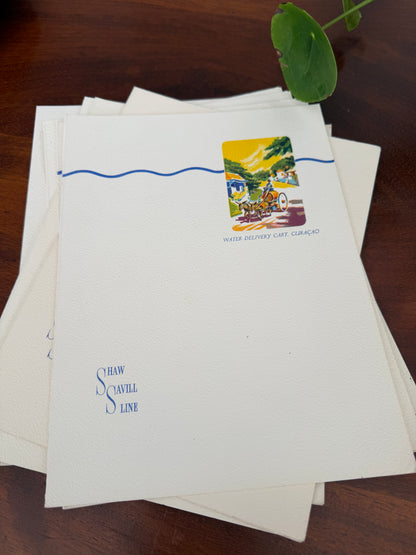 VINTAGE 60S MENUS FROM A CRUISE SHIP