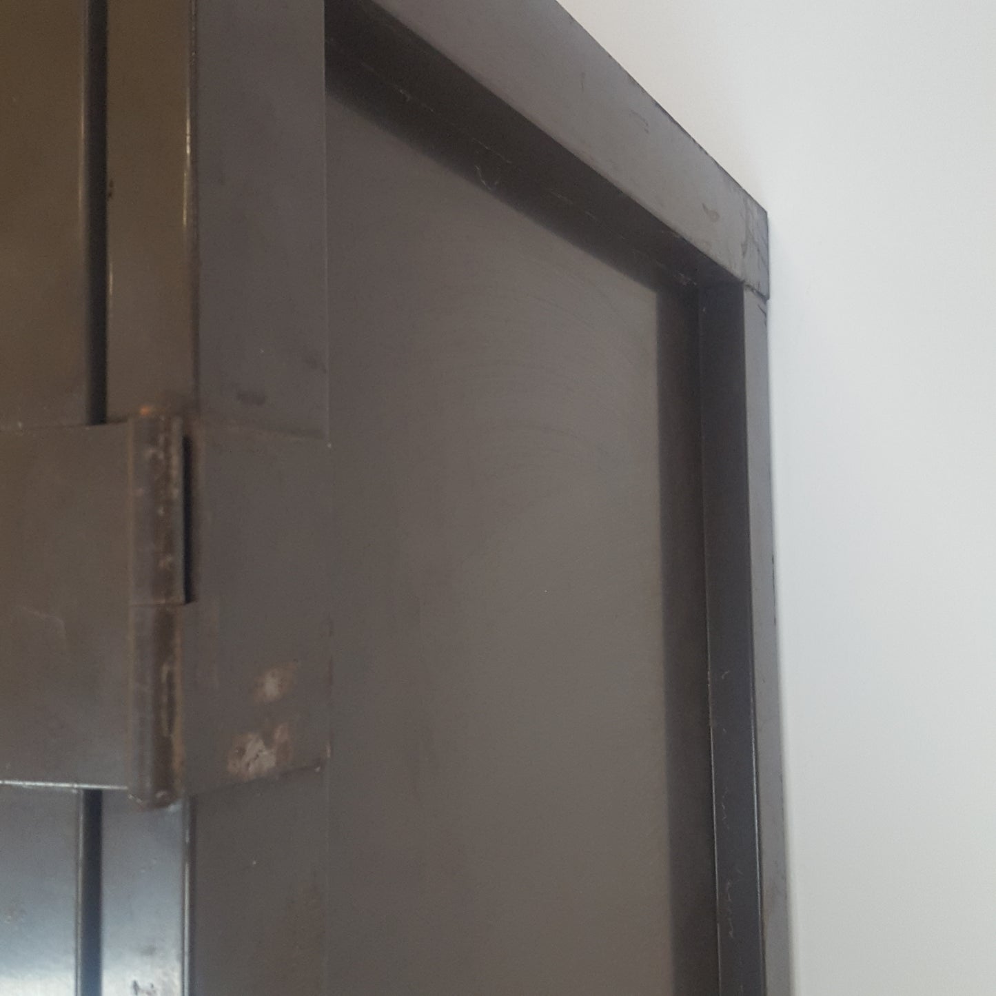 HUGE ART METAL 6FT 5" DOUBLE DOOR METAL  CABINET