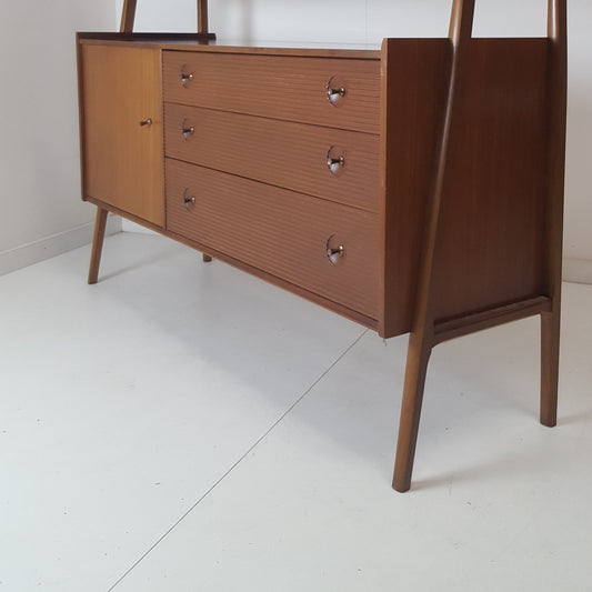 NATHAN MID CENTURY TEAK HIGH BOARD / COCKTAIL CABINET
