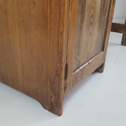 ANTIQUE PINE COMPACT TABLE / DESK