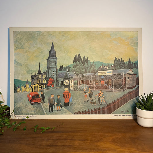 VINTAGE ALFRED DANIELS PRINT BIRNAM DUNKELD